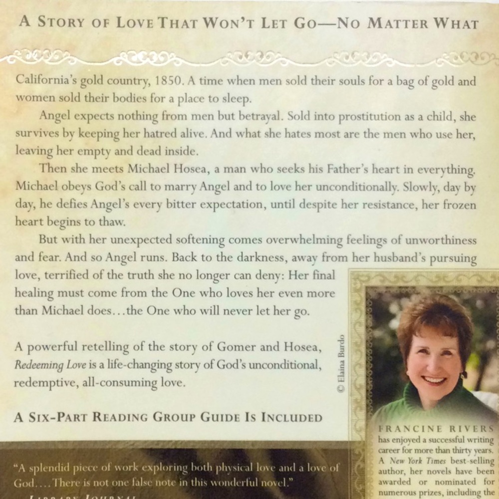 Francine Rivers Redeeming Love - Picture 2 of 3